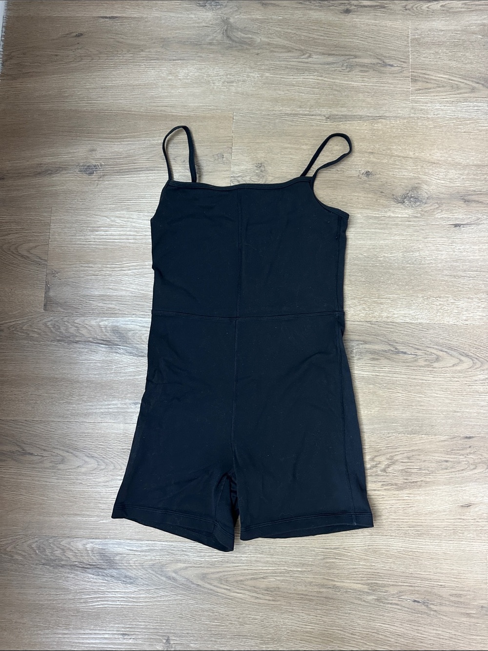 Aritzia Black Spaghetti-Strap Romper